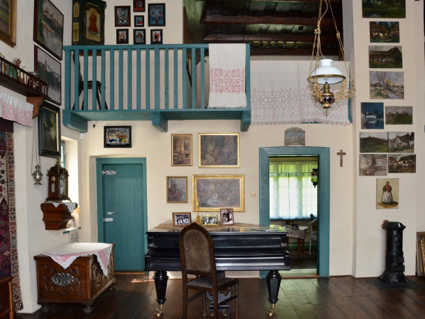 Ateliér malířky Zdenky Braunerové_interiér