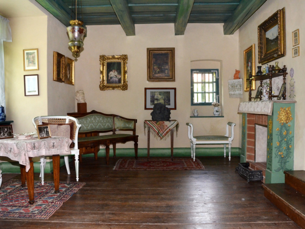 Ateliér malířky Zdenky Braunerové_interiér