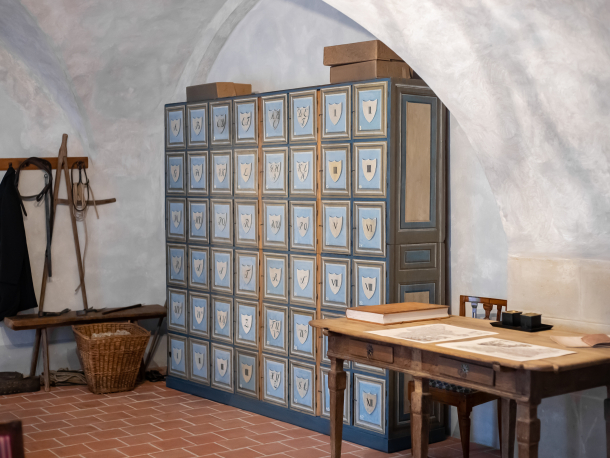 Zámecká prohlídková trasa Vrchnostenská správa panství aneb jak bydlel a úřadoval pan správce