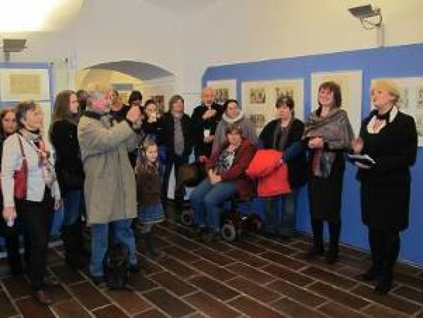 … z vernisáže BETLÉMY, TENTOKRÁT TIŠTĚNÉ