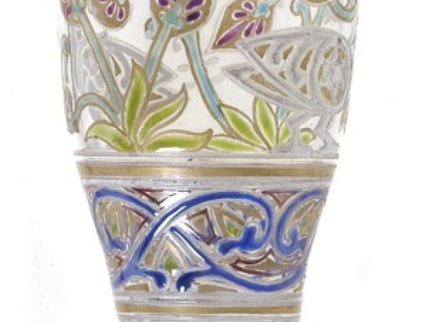 Pohárek s orientalizujícím dekorem, 2. pol. 19. stol.