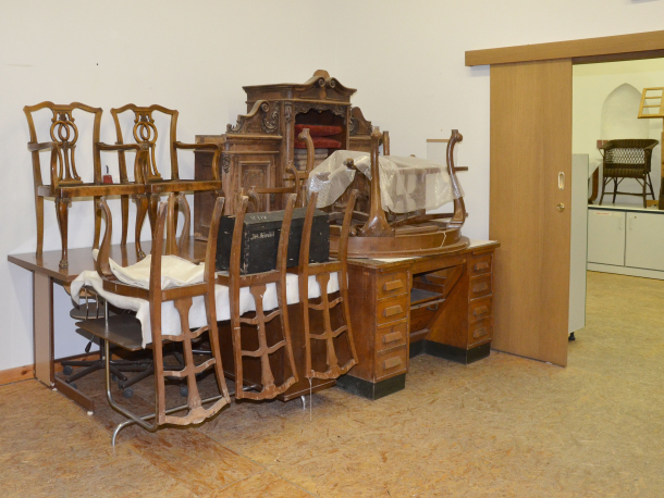 Pracoviště restaurování  dřeva 