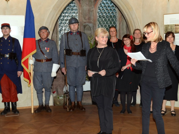 Zita Suchánková, ředitelka muzea především děkovala;  Foto: SMR – A. Hůlka