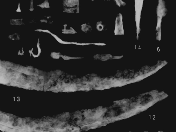 Archeologický průzkum Libčice 1982 Negativ.