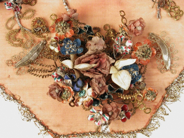 Detail relikviáře. Stav po restaurování.