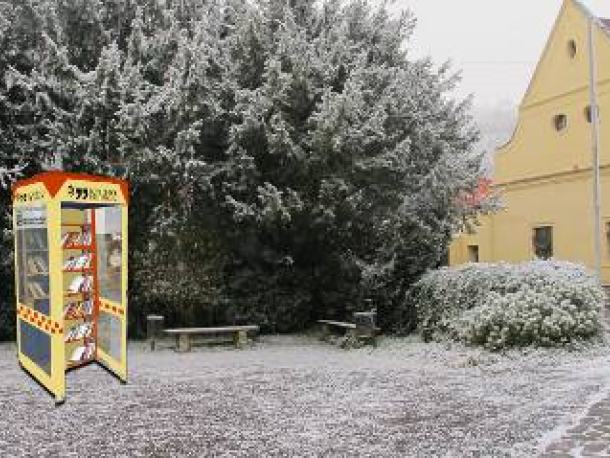 Knihobudka - vizualizace