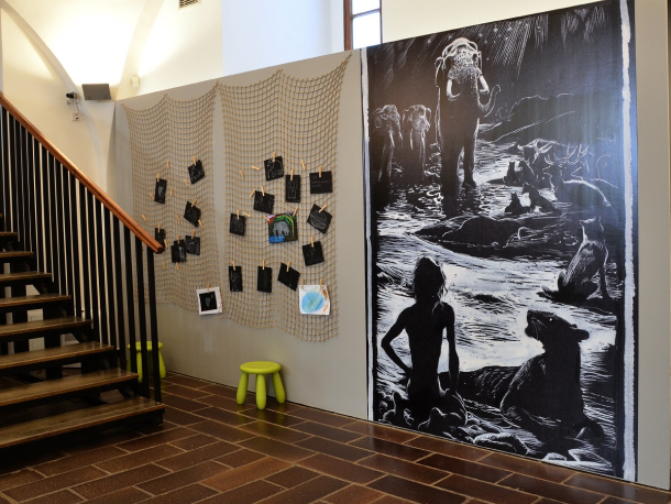 Výstava Zdeněk Burian. Originály ilustrací Kniha džunglí a Ostrov pokladů