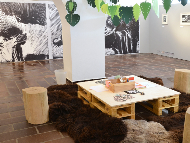 Výstava Zdeněk Burian. Originály ilustrací Kniha džunglí a Ostrov pokladů