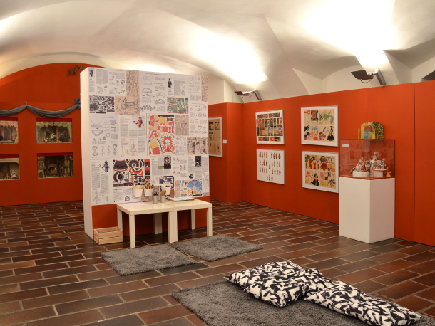 Výstava Kašpárkův svět. Rodinná loutková divadla ve Středočeském muzeu v Roztokách u Prahy