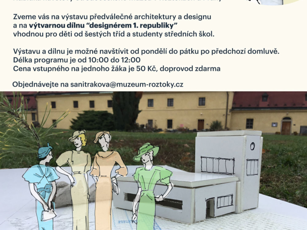 Výtvarná dílna k výstavě Prima sezóna ve Středočeském muzeu v Roztokách u Prahy. 