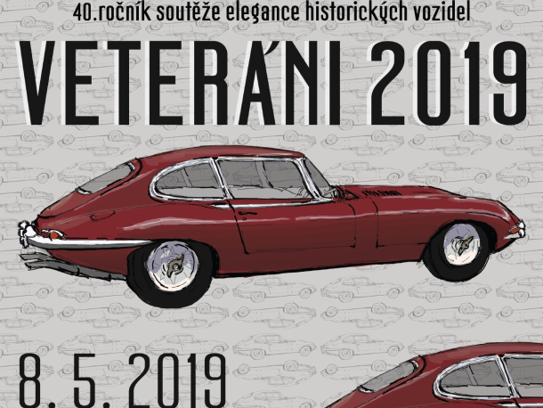 Veteráni 2019. Jubilejní 40. ročník soutěže elegance historických vozidel v Roztokách