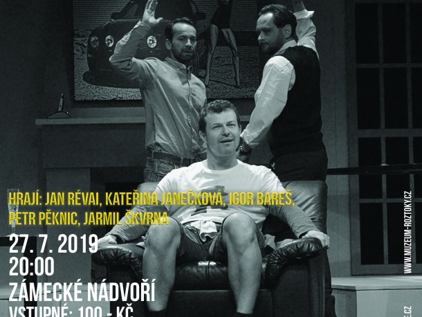 Divadelní představení Smím prosit? ve Středočeském muzeu v Roztokách u Prahy