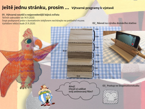 Lektorské programy k výstavě Ještě jednu stránku, prosím...