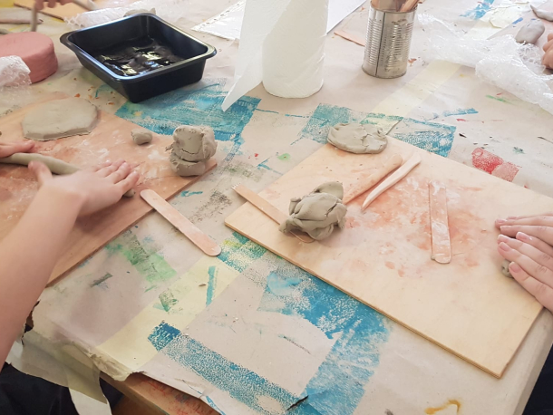 tvůrčí aktivita v ateliéru