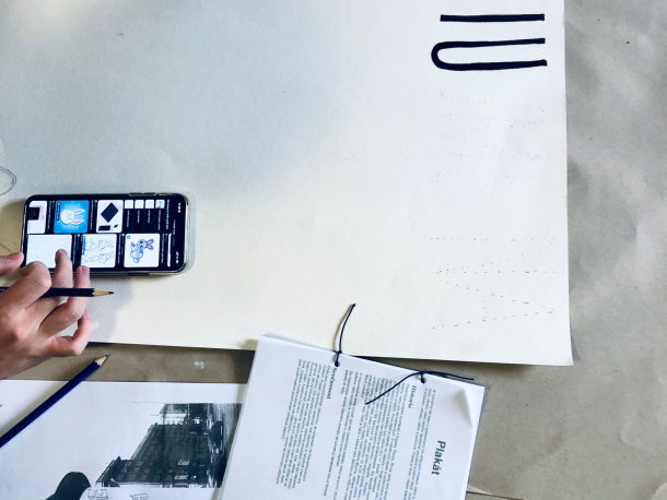 tvůrčí část lektorského programu v ateliéru