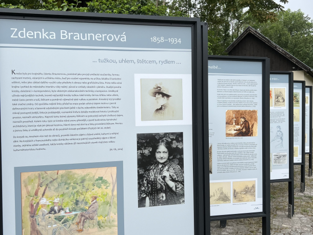 Výstava Zdenka Braunerová... tužkou, uhlem, štětcem, rydlem... 