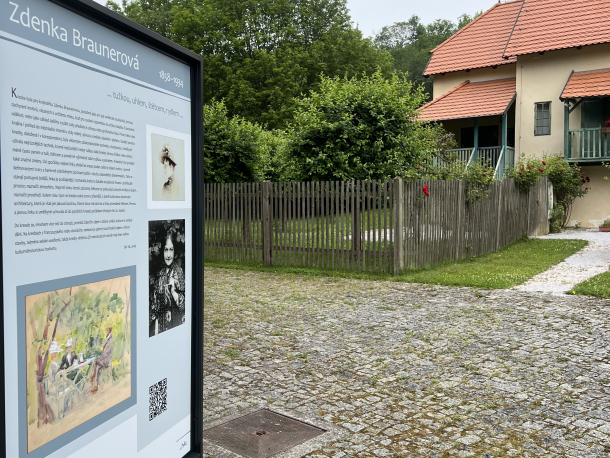 Výstava Zdenka Braunerová... tužkou, uhlem, štětcem, rydlem... 