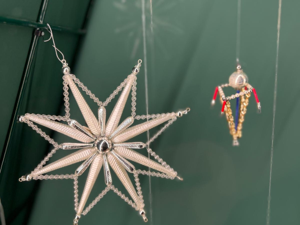 Vánoční ozdoby Středočeské muzeum v Roztokách