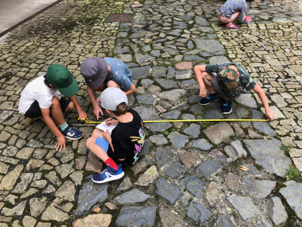 aktivita s měřením a orientace v prostoru pomocí buzoly