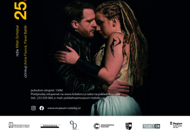 Divadlo A. Dvořáka: Balada pro banditu ve Středočeském muzeu v Roztokách u Prahy 