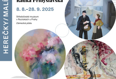 Výstava Herečky/Malířky. Iva Hüttnerová, Jarmila Švehlová, Radka Přibyslavská