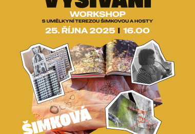 Sousedské radikální vyšívání | workshop s umělkyní Terezou Šimkovou